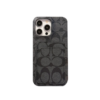 Classic CH   iPhone Case With Card Holder White -JQB240330-GTOCASE