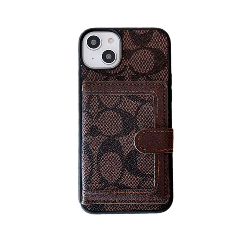 CH iPhone Case With Wallet And CHrossbody Strap Black -XK240402-GTOCASE