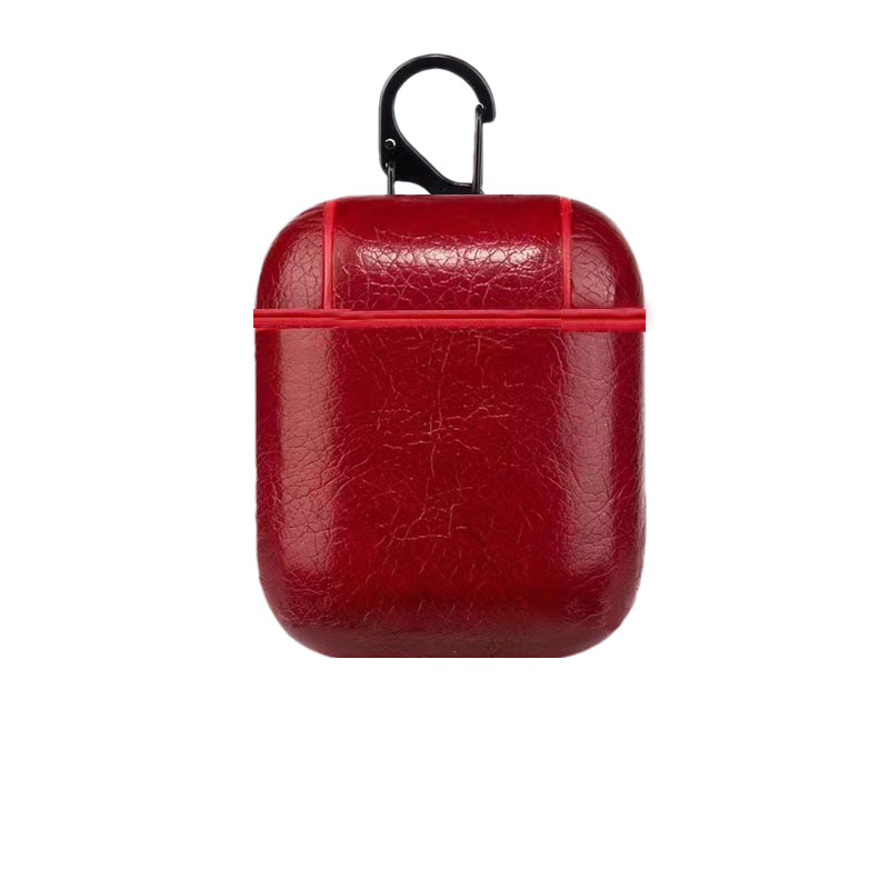  Leather Case For AirPods Pro Brown-ZP240703-GTOCASE