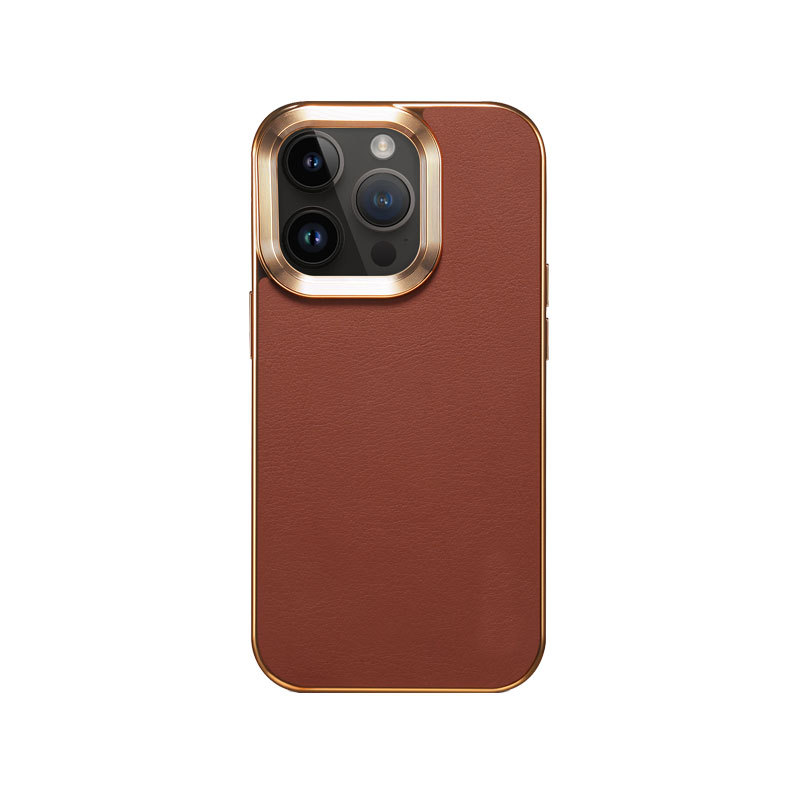 leather Phone Case For iPhone Black-DDM241725-GTOCASE