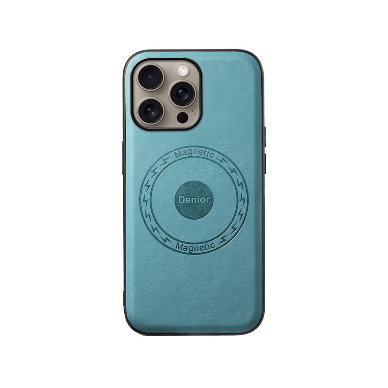 Leather Phone Case For iPhone Brown (Compatible With Magsafe)-CXK241852-GTOCASE