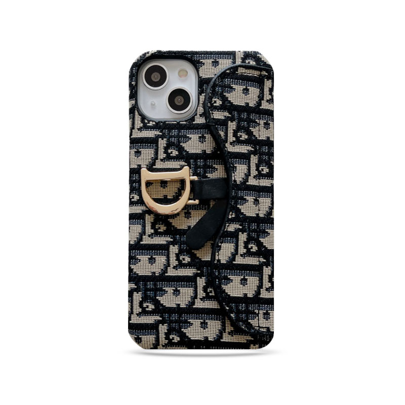 CD iPhone Case With Card Holder Black-BY240112-GTOCASE