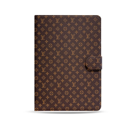 Leather Monogram iPad Case Small Printing -IPA251459-GTOCASE