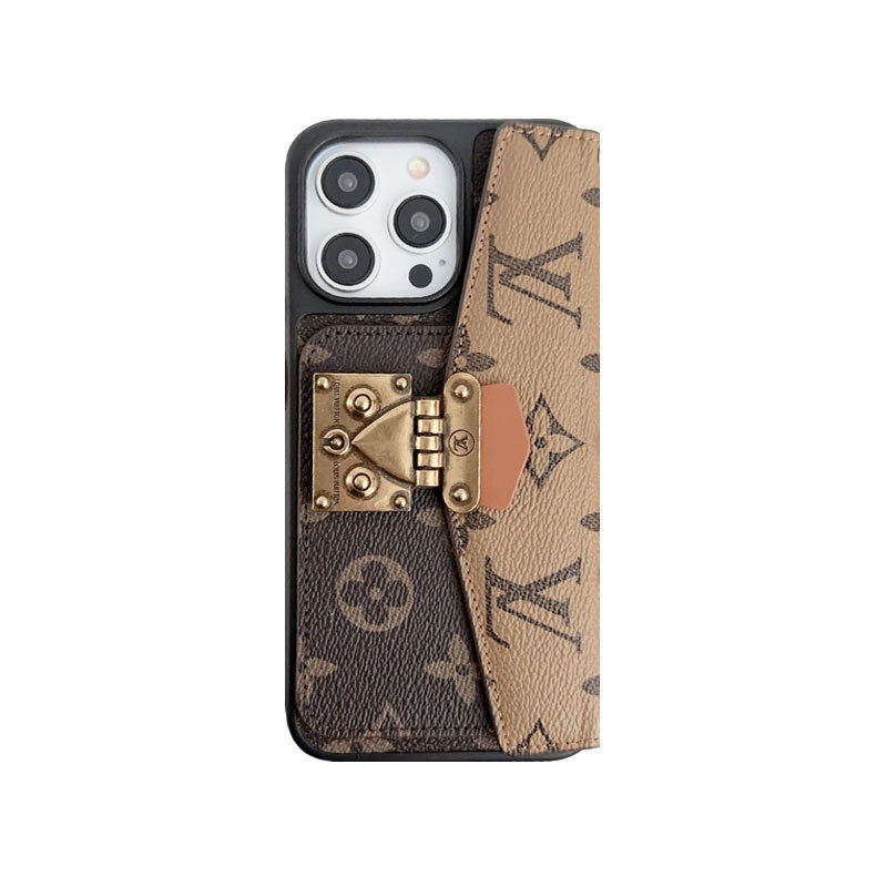 Monogram iPhone Case With Purse And Crossbody Strap Black -XKK240329-GTOCASE