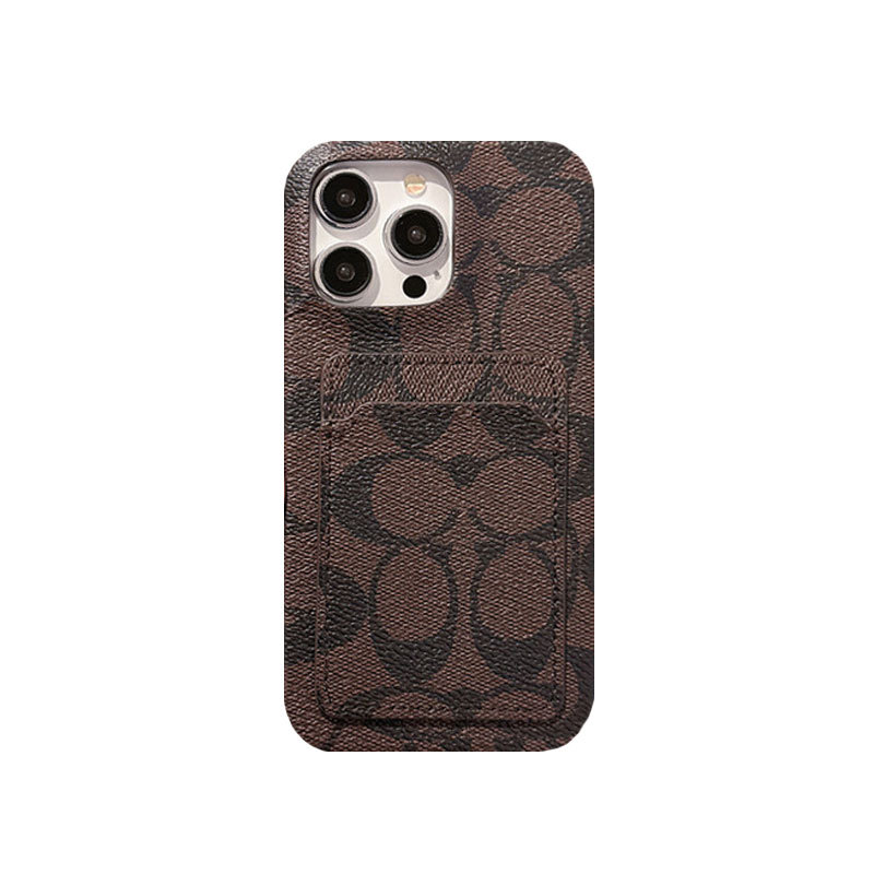 Classic CH iPhone Case With Card Holder White -JQB240330-GTOCASE