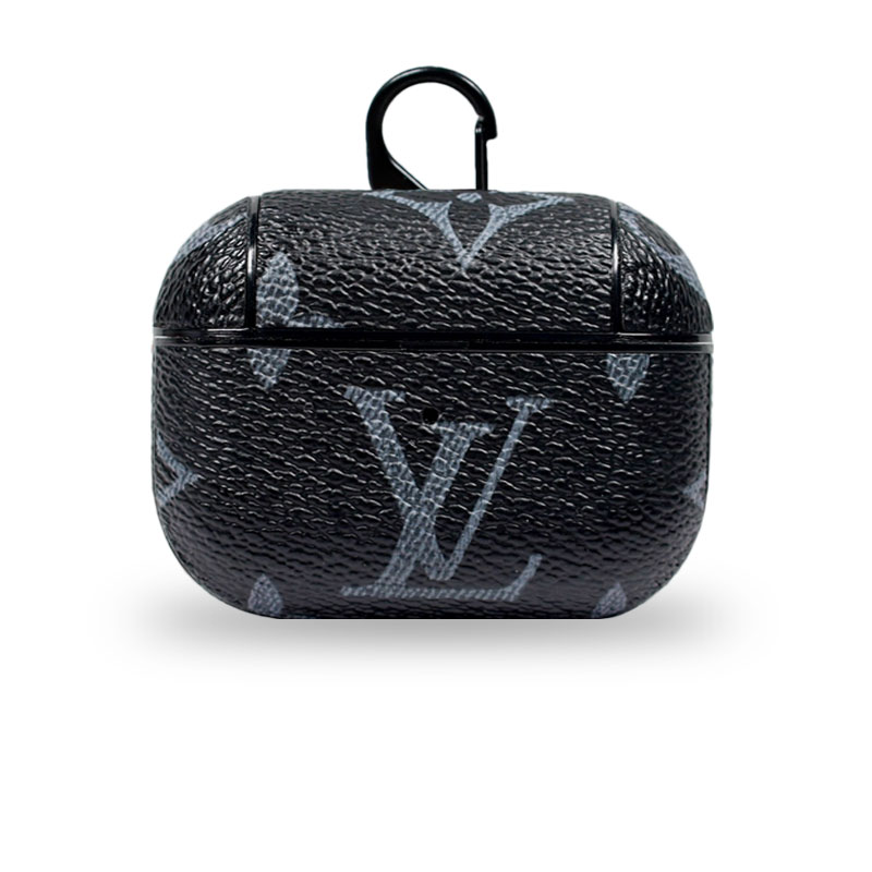 Luxury Leather  AirPods Pro Cases Black Ptinting-JDK240420-GTOCASE