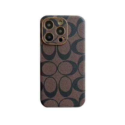 CH  iPhone Case Leather Light Brown -QBK240513-GTOCASE