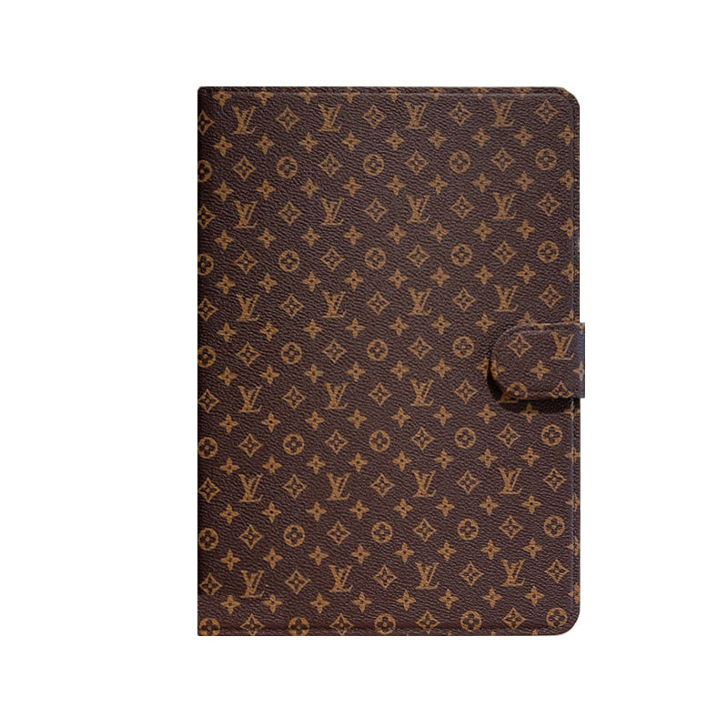 Leather Monogram iPad Case Big Printing -IPA251459-GTOCASE