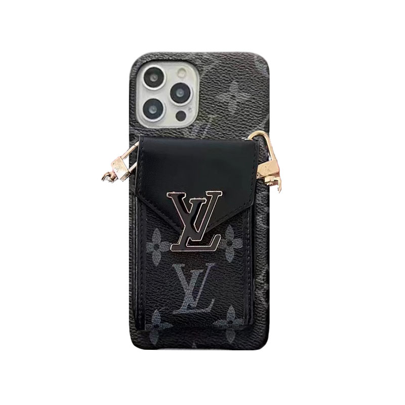 Monogram iPhone Case With Wallet And  Strap White Grid -DGK240329-GTOCASE