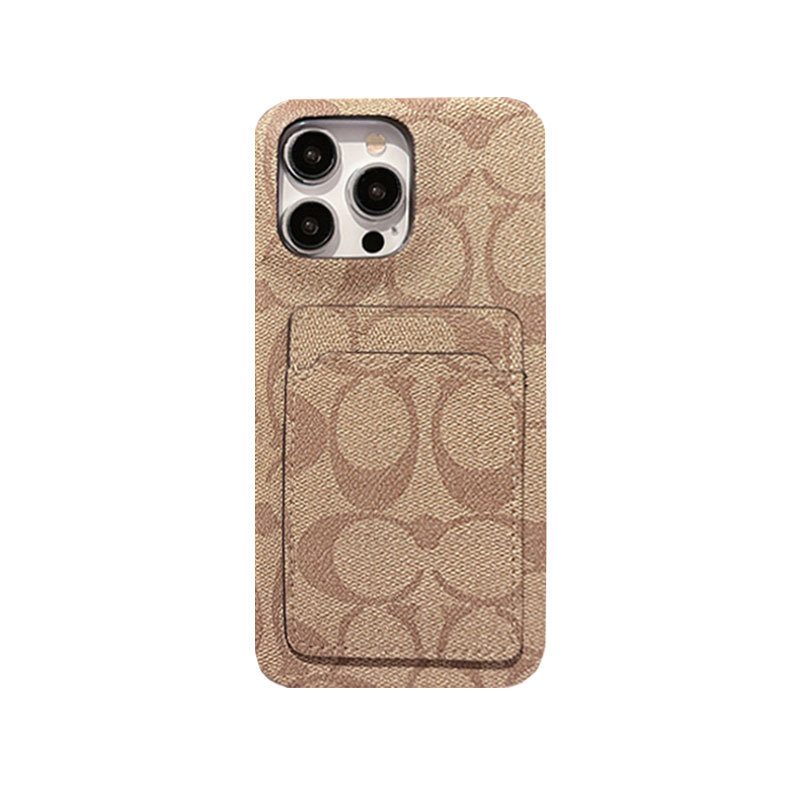 Classic CH iPhone Case With Card Holder White -JQB240330-GTOCASE