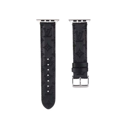 Luxury Monogram Apple Watch Band Leather Pink-SW24422-GTOCASE