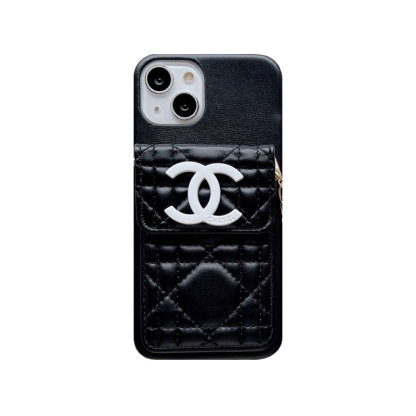 CC iPhone Case With Wallet And Strap Pink -GS241602-GTOCASE