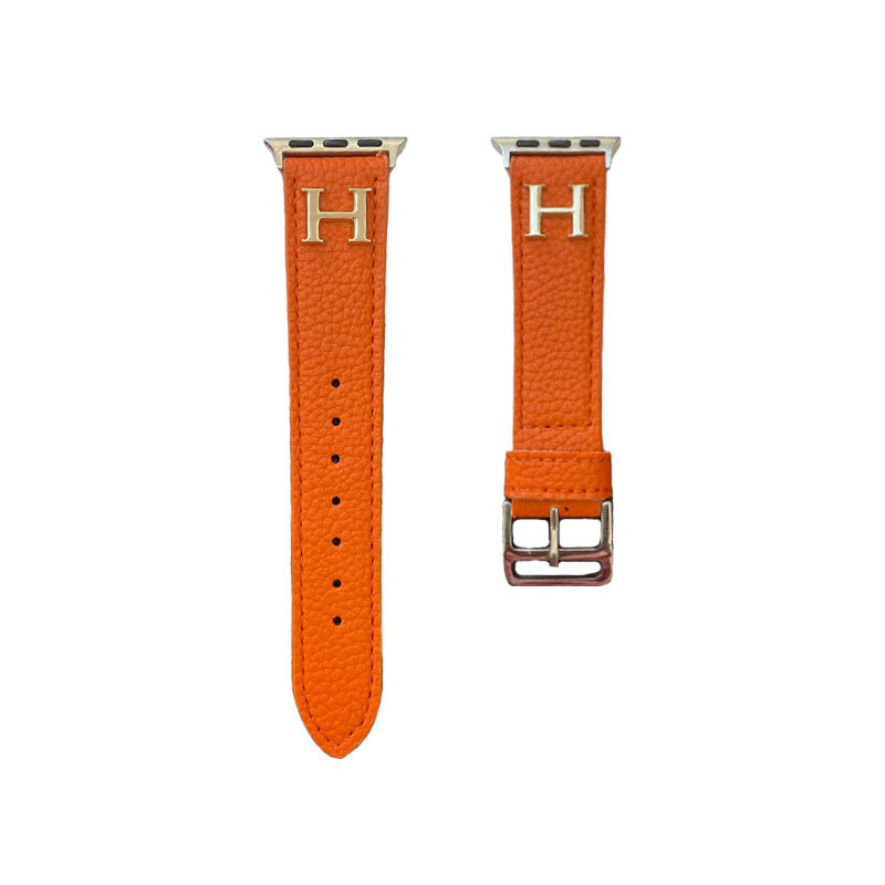 Luxury H Apple Watch Band Black-ZP240509-GTOCASE