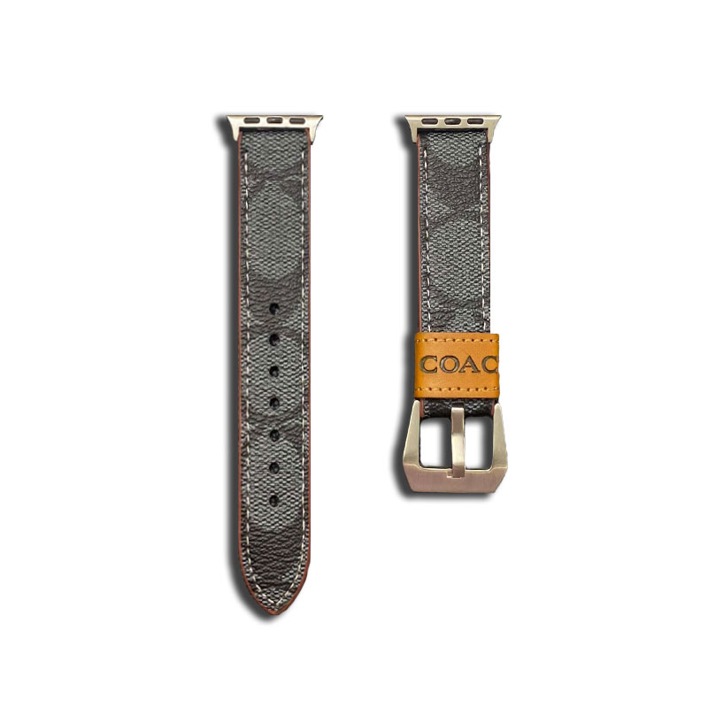 Leather C  Apple Watch Band Black-YHK244221710-GTOCASE