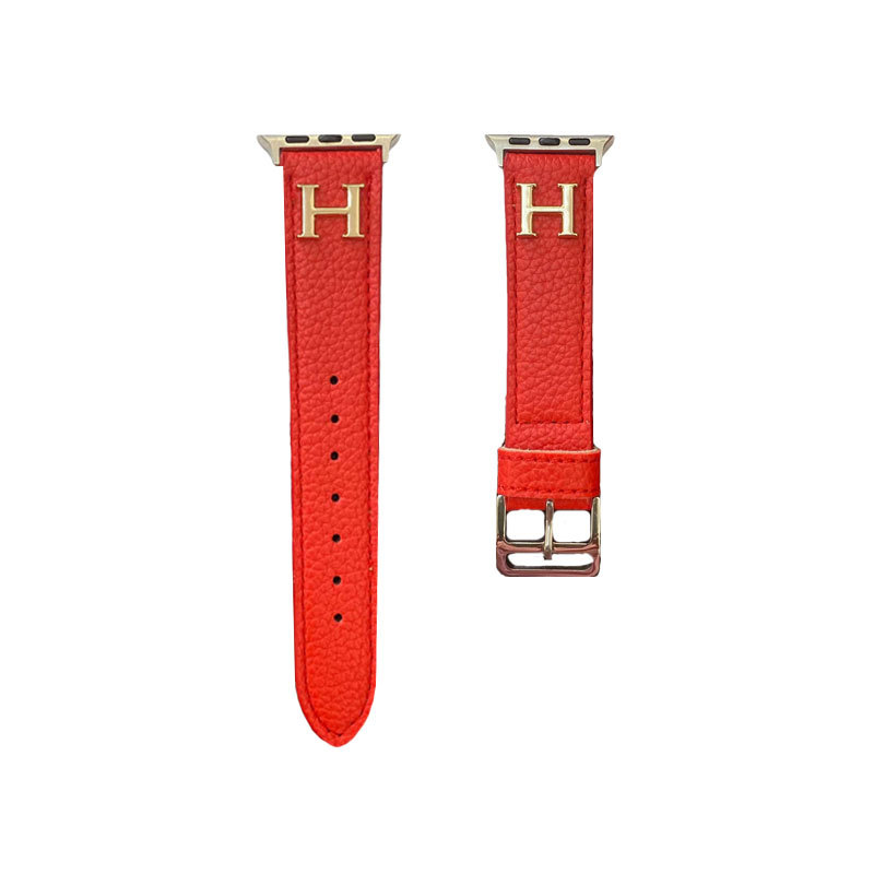 Luxury H Apple Watch Band Black-ZP240509-GTOCASE