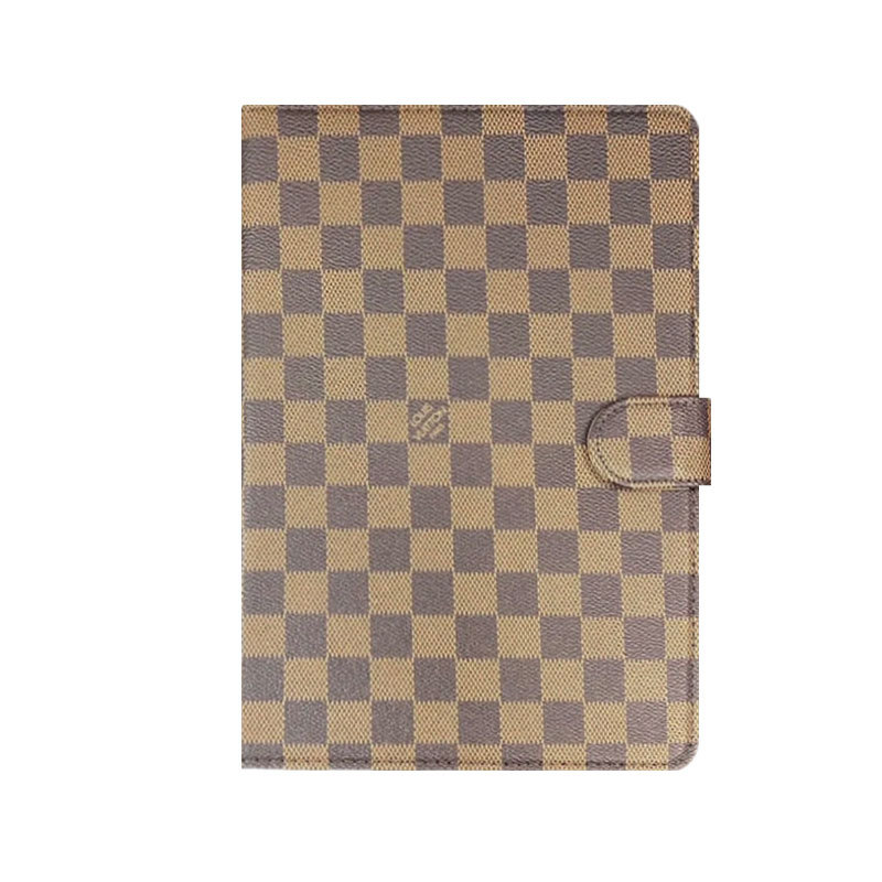 Leather Monogram iPad Case Big Printing -IPA251459-GTOCASE