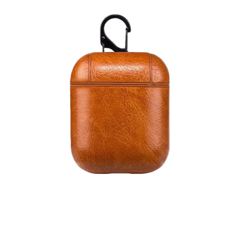 Leather Case For AirPods Pro Brown-ZP240703-GTOCASE