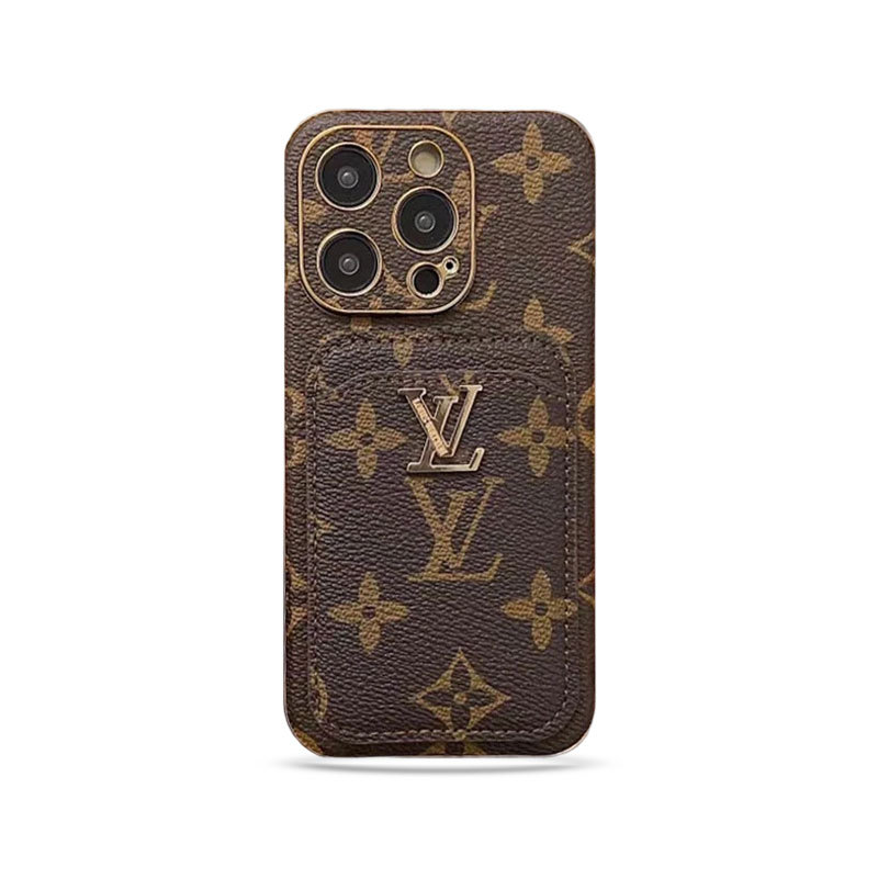Classic Monogram iPhone Case With Card Holder -Big printing-CHD231124-GTOCASE