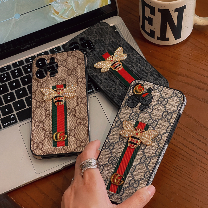 GG iPhone Case With Holder Gray -HDK240330-GTOCASE