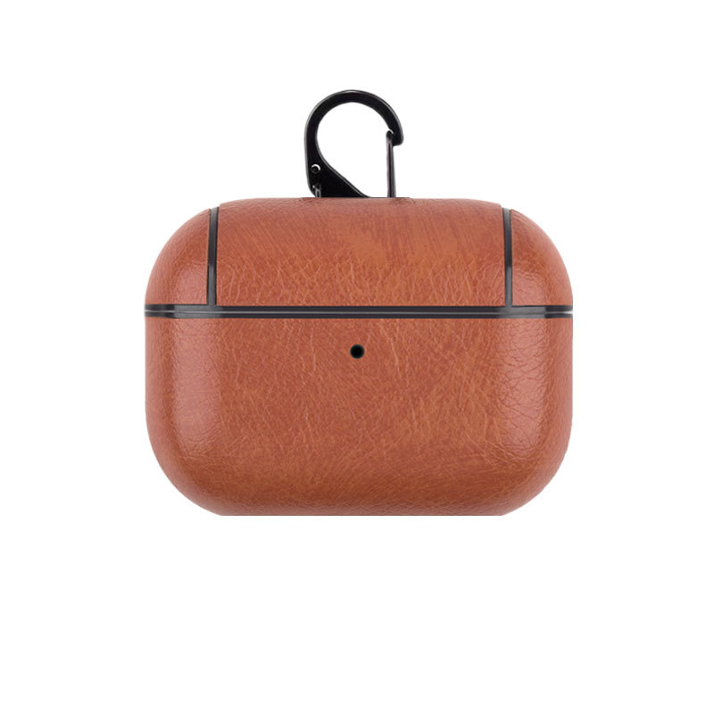 Leather Case For AirPods Pro Brown-ZP240703-GTOCASE