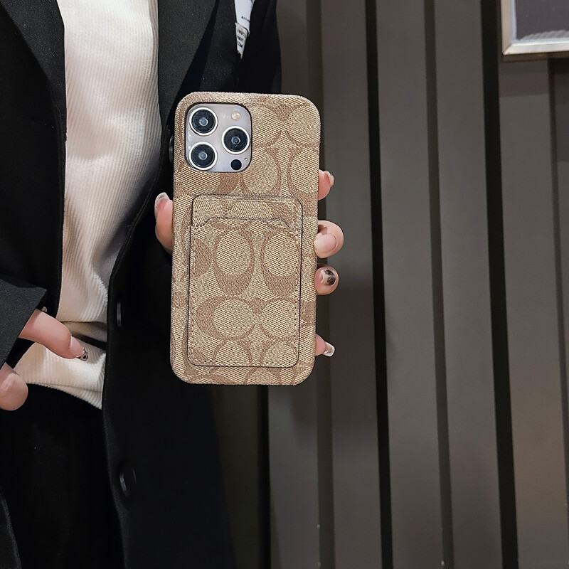 Classic CH iPhone Case With Card Holder White -JQB240330-GTOCASE