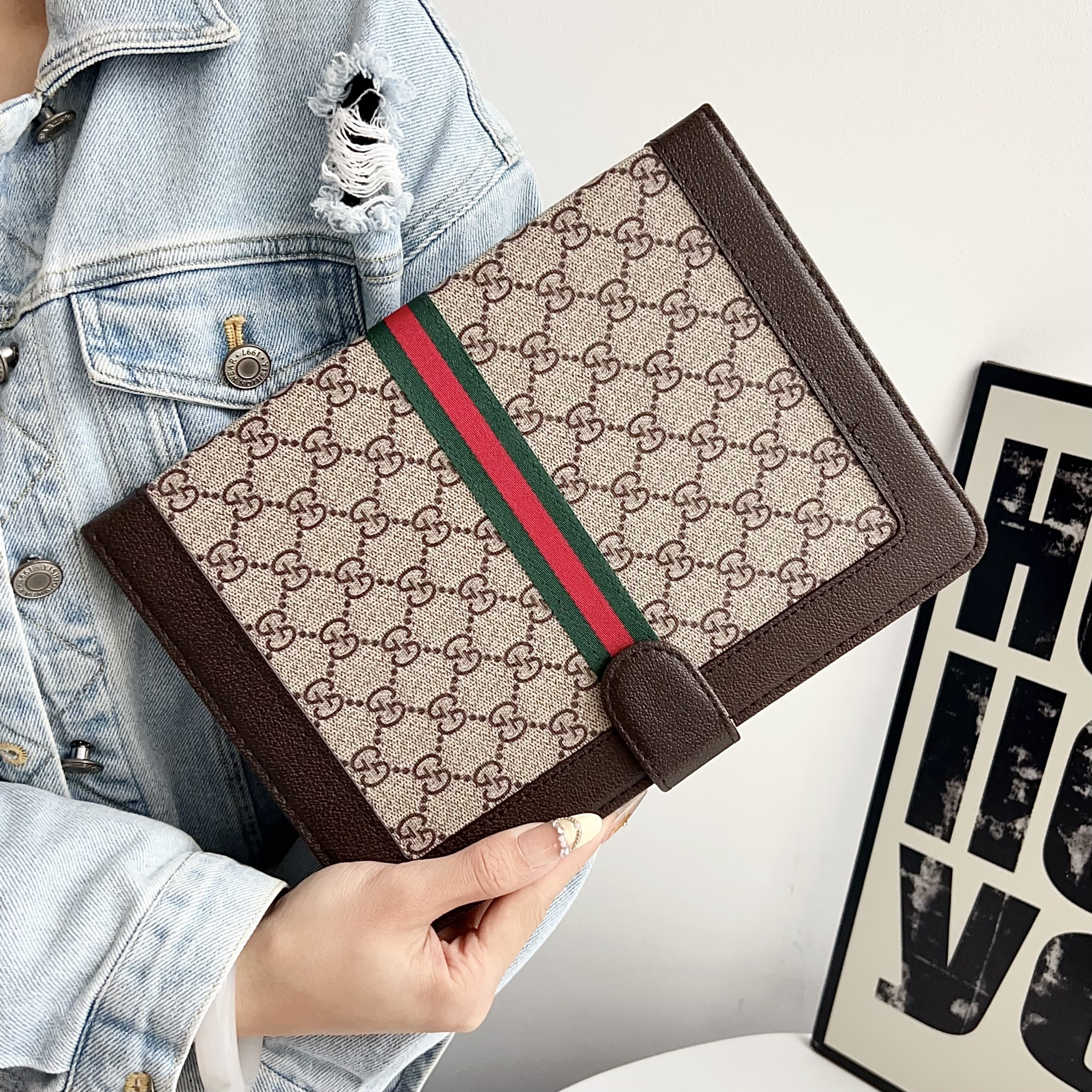 Elegant Leather GG iPad Case-GEGG124