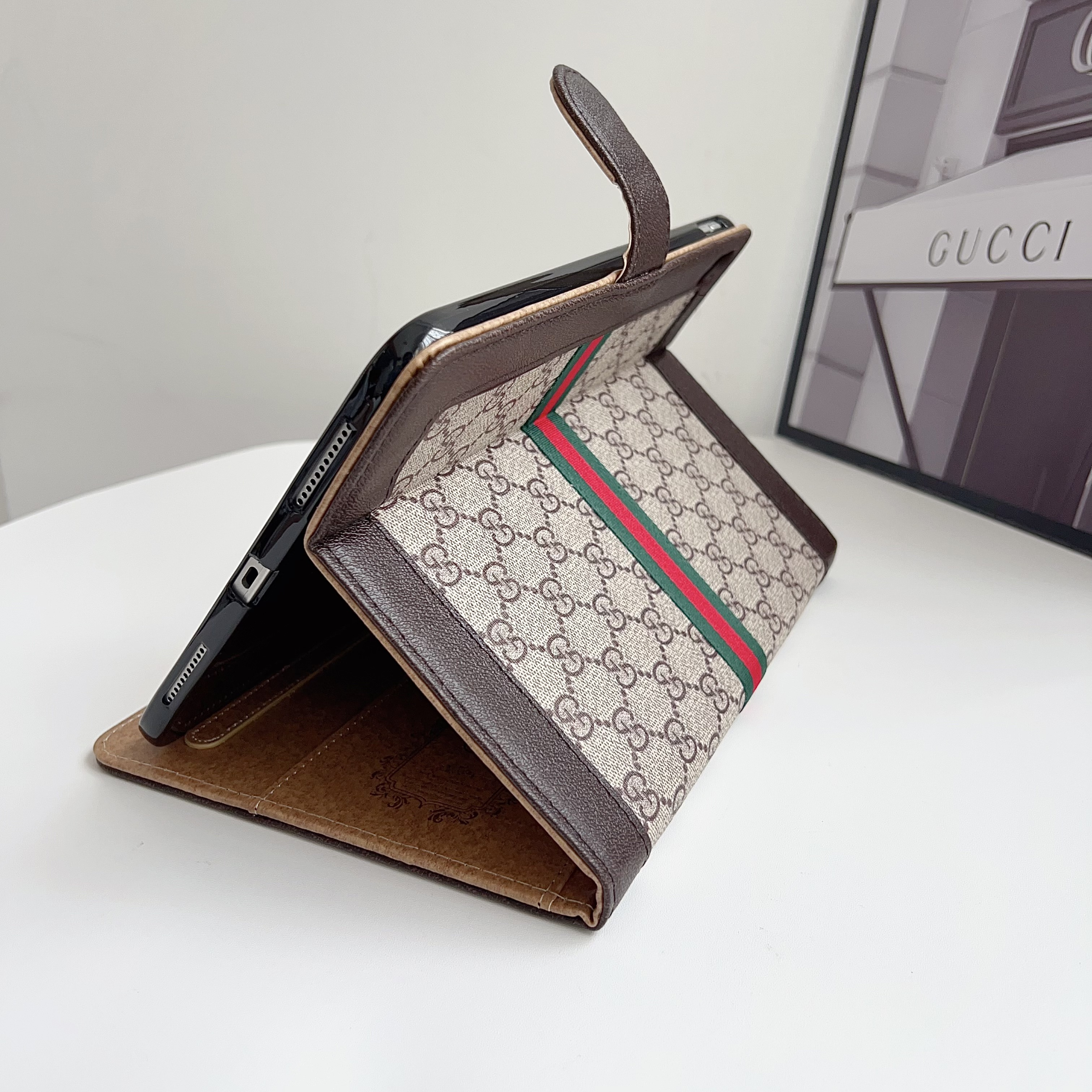 Elegant Leather GG iPad Case-GEGG124