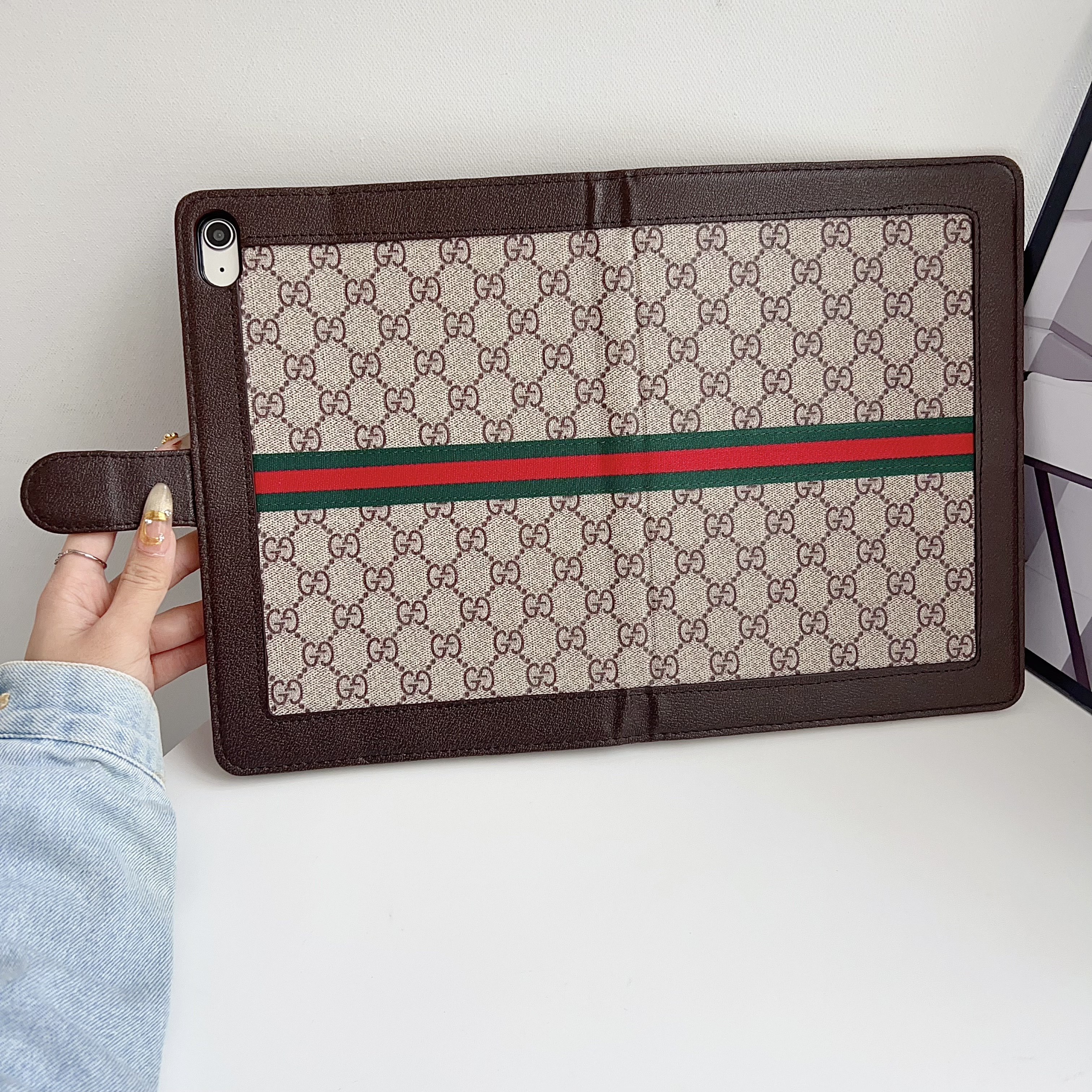 Elegant Leather GG iPad Case-GEGG124
