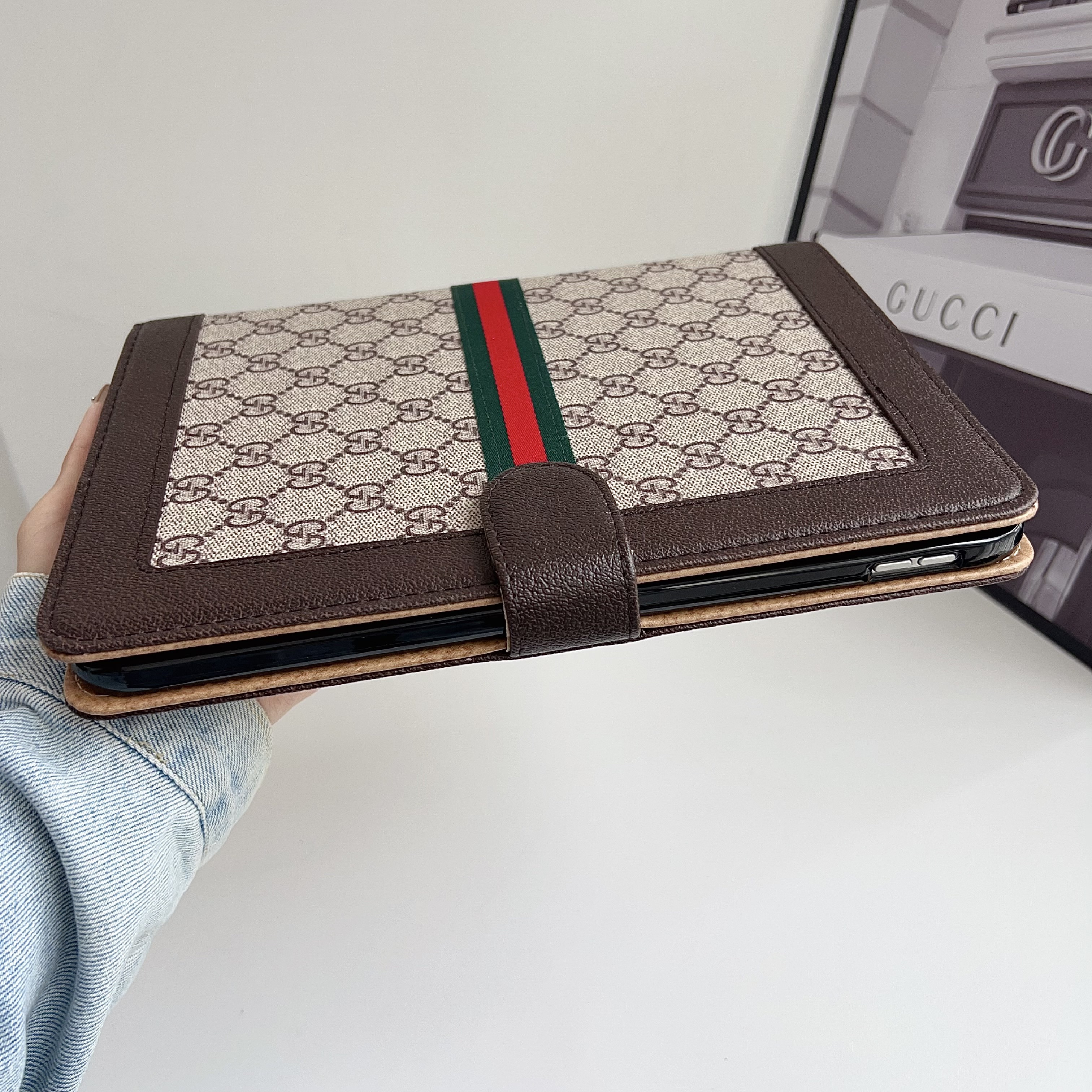 Elegant Leather GG iPad Case-GEGG124
