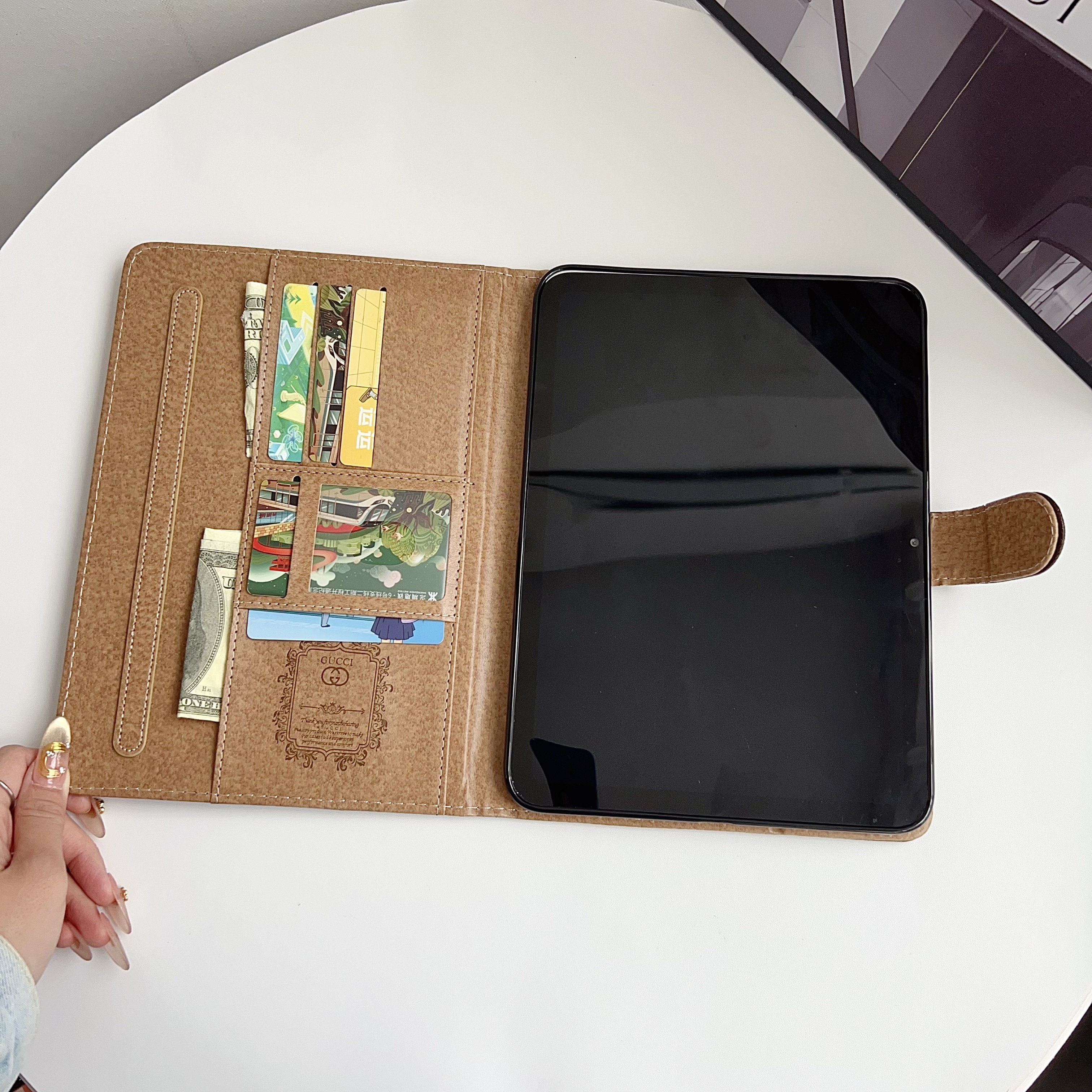 Elegant Leather GG iPad Case-GEGG124