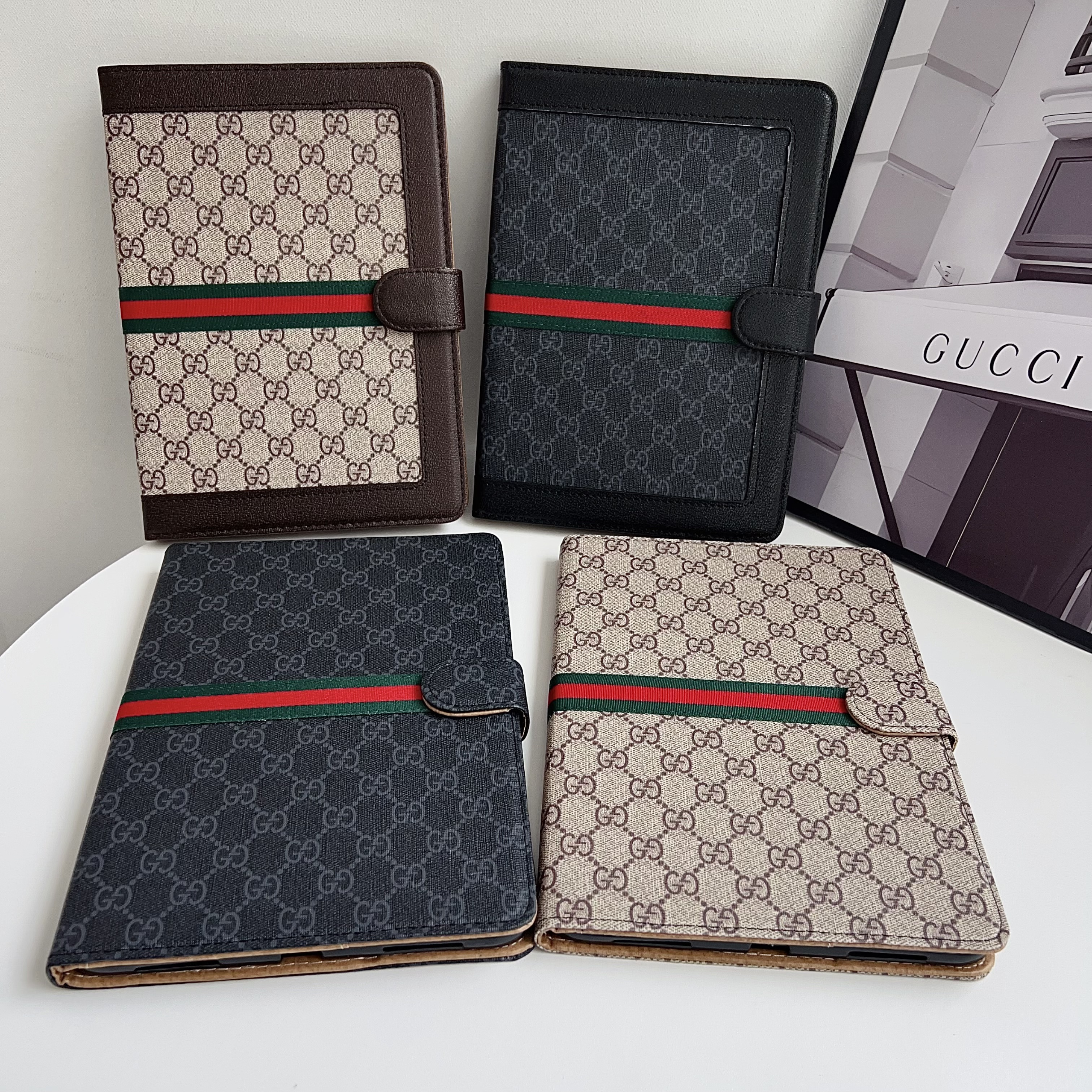 Elegant Leather GG iPad Case-GEGG124