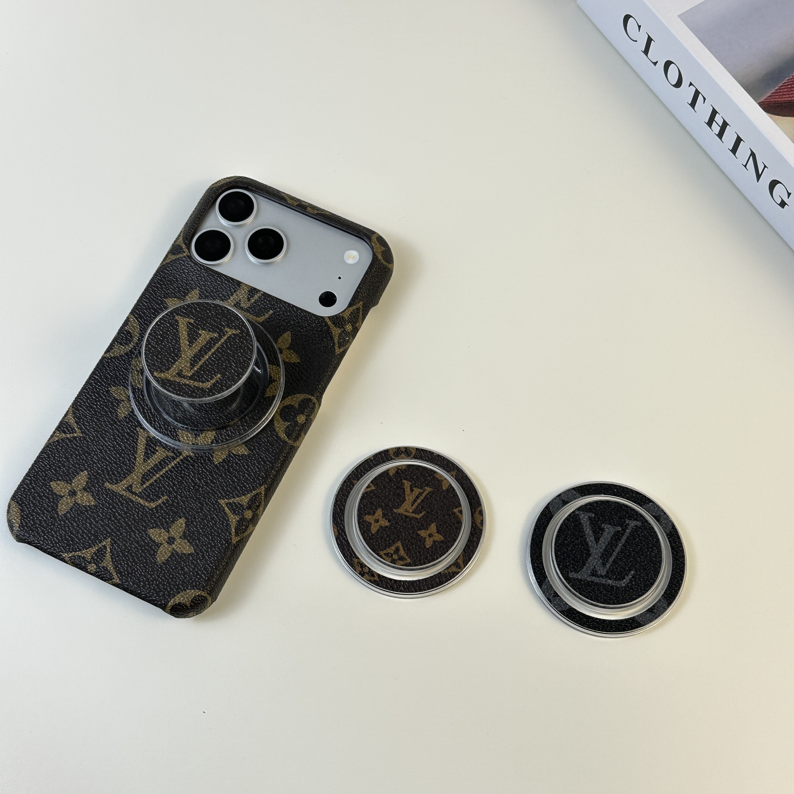 Elegant Monogram Magnetic Stand Big Printing-GELV068