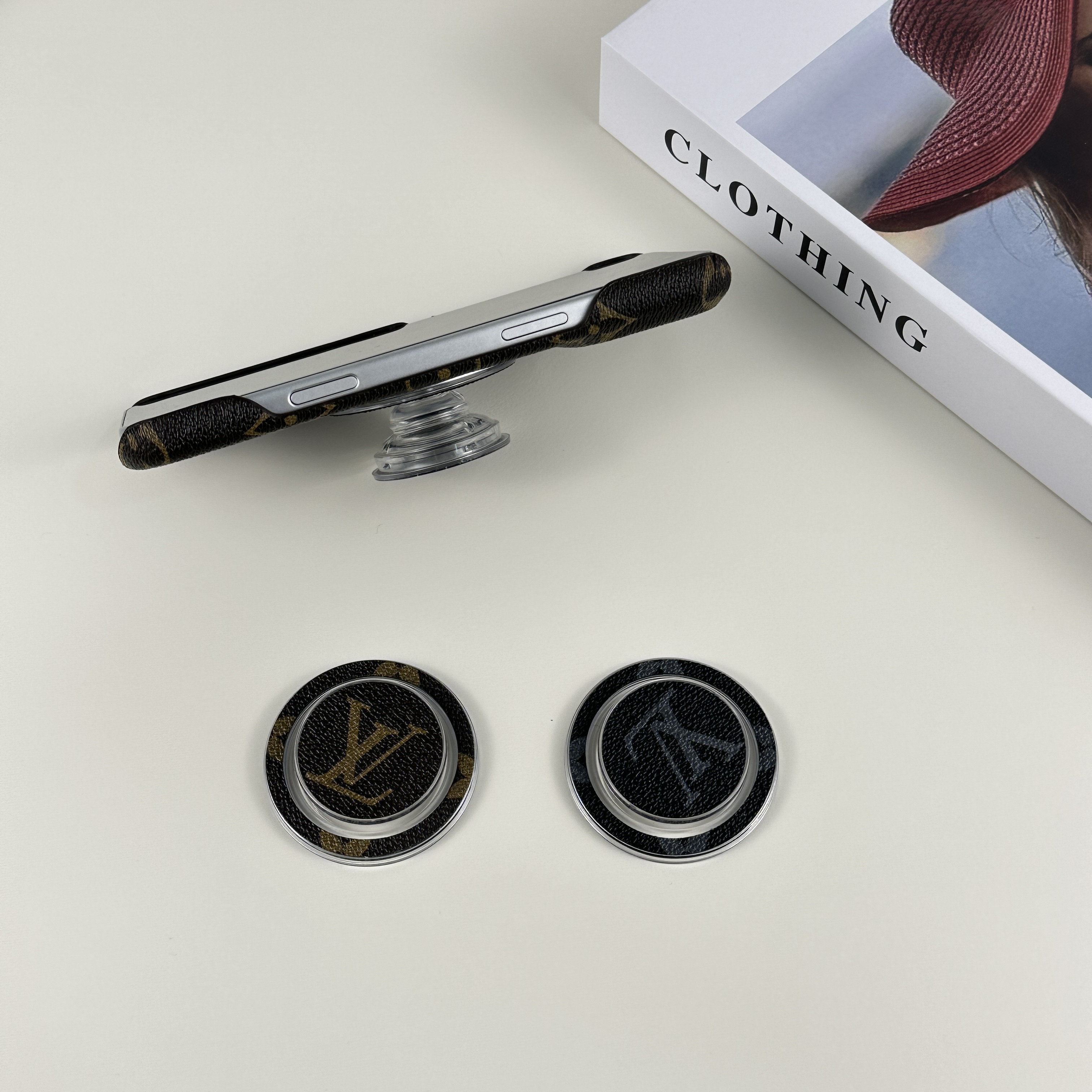 Elegant Monogram Magnetic Stand Big Printing-GELV068