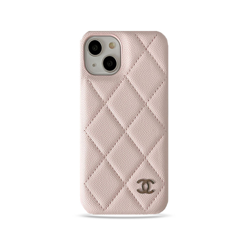 Classic Leather CC iPhone Case Pink -LZJK251023