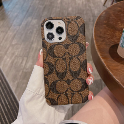 Classic CH  iPhone Case Brown -JDK241426-GTOCASE