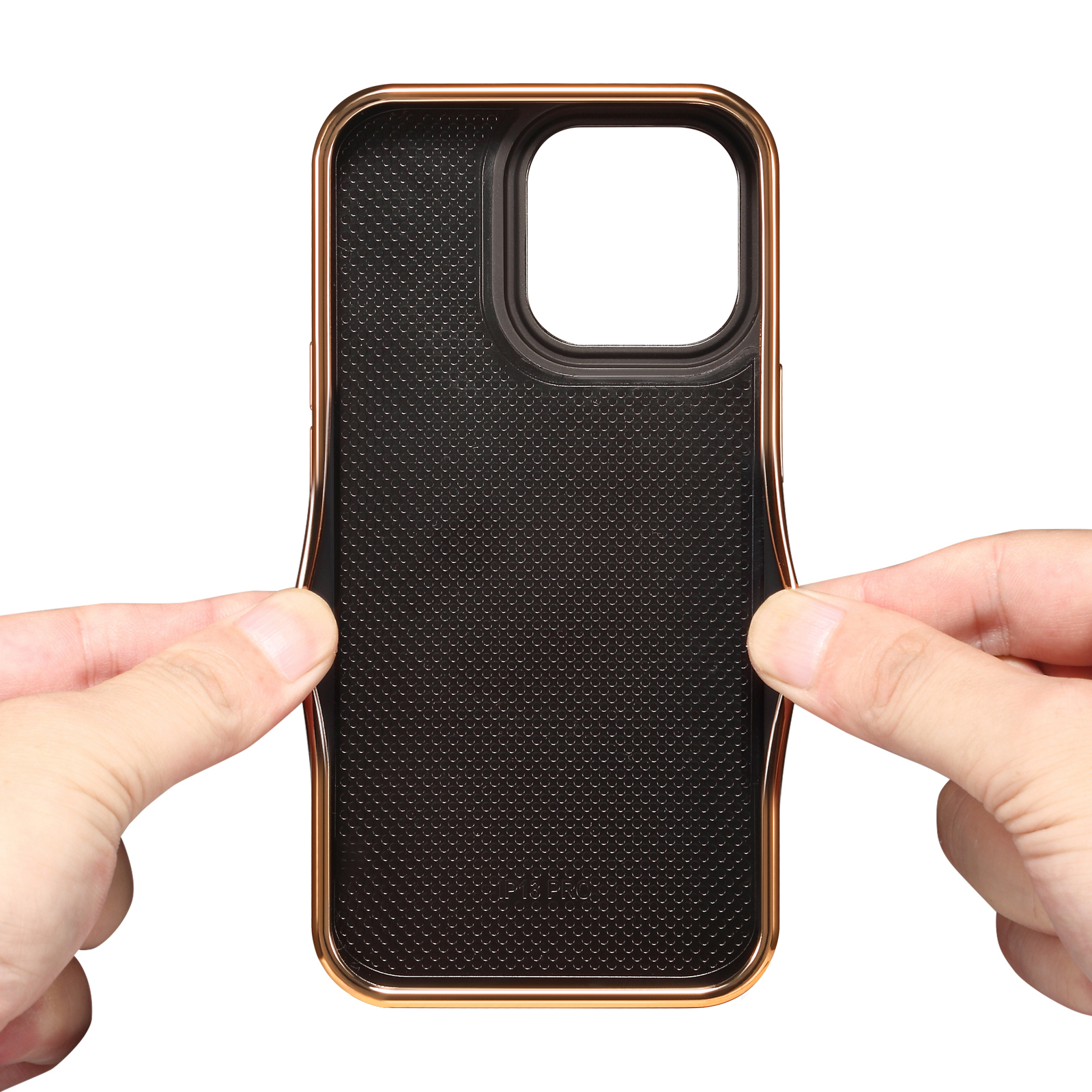 leather Phone Case For iPhone Black-DDM241725-GTOCASE