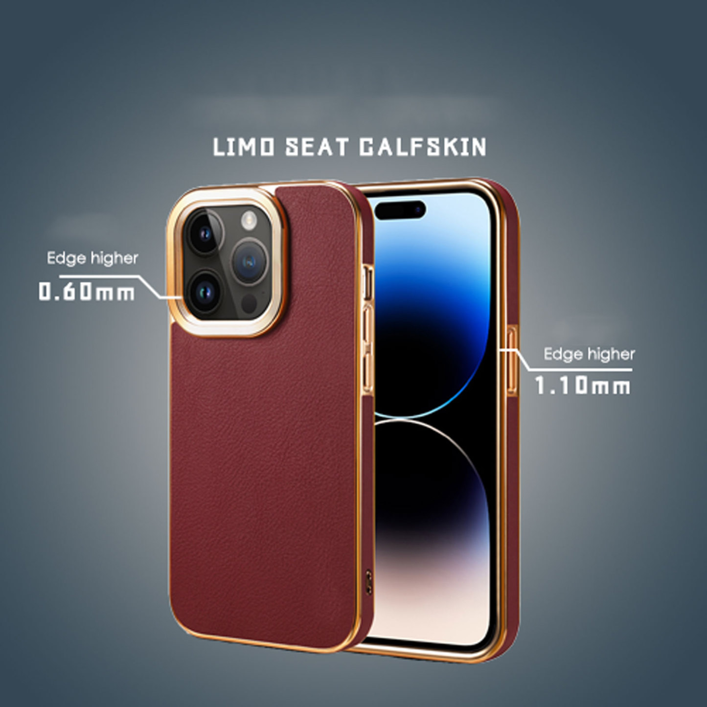 leather Phone Case For iPhone Black-DDM241725-GTOCASE