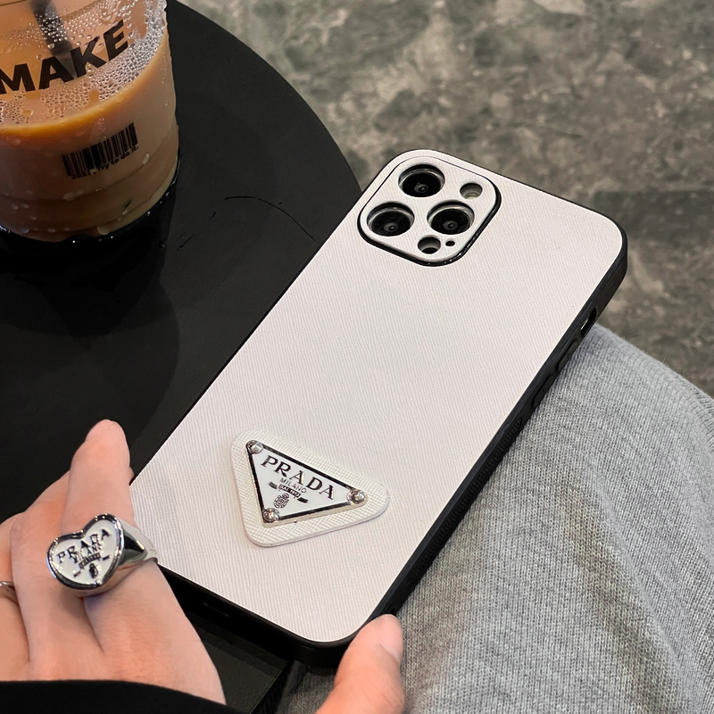 PR iPhone Case Leather White-QB240513-GTOCASE