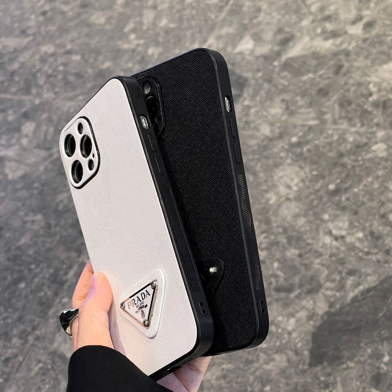 PR iPhone Case Leather White-QB240513-GTOCASE