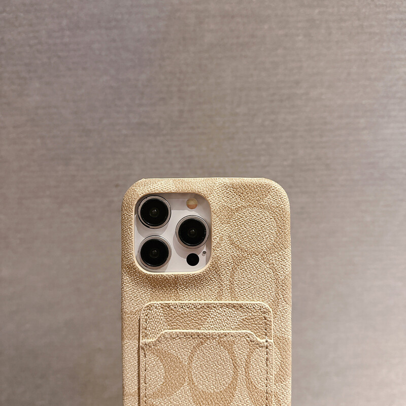 Classic CH iPhone Case With Card Holder White -JQB240330-GTOCASE