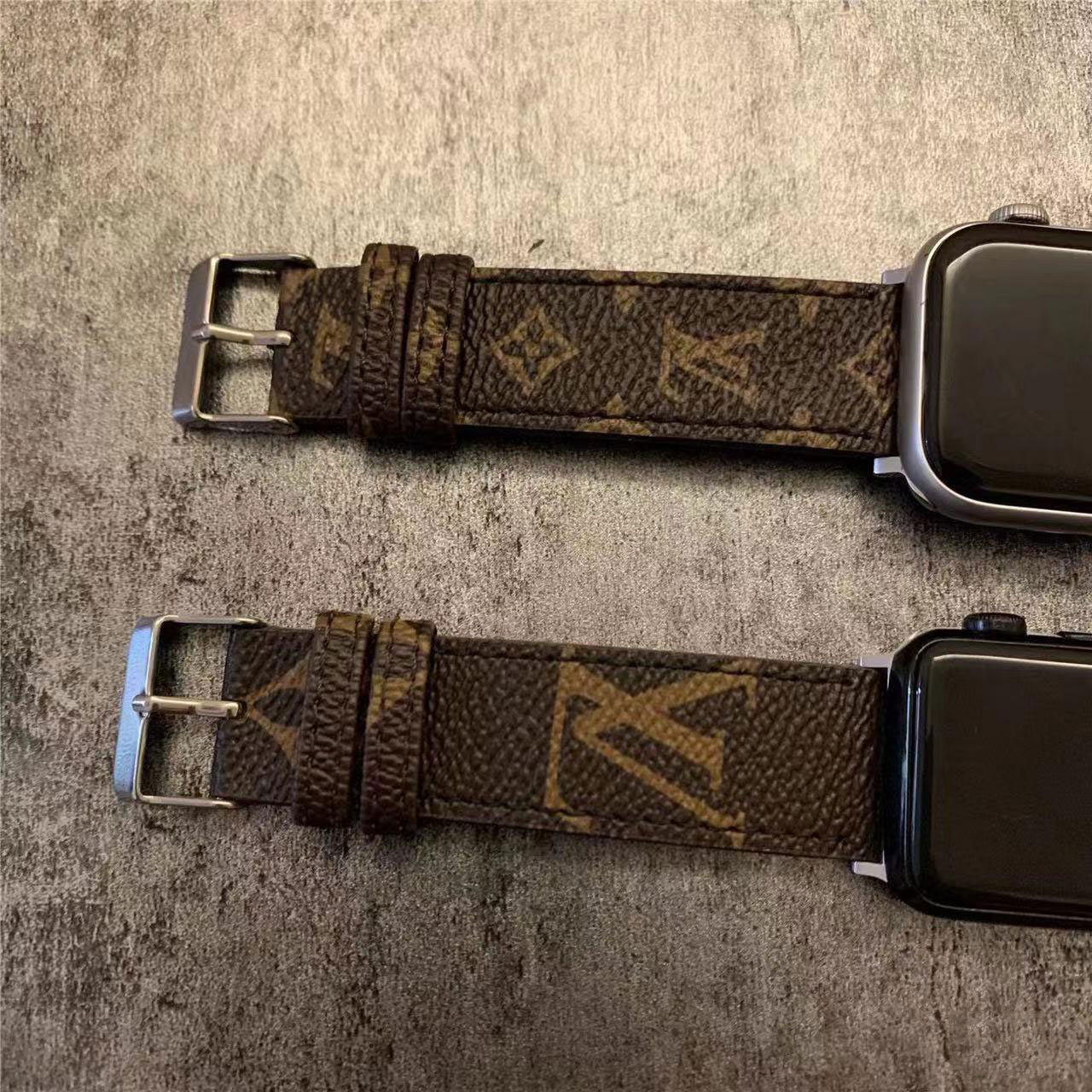 High-quality Monogram Apple Watch Band Small Printing-GELV123