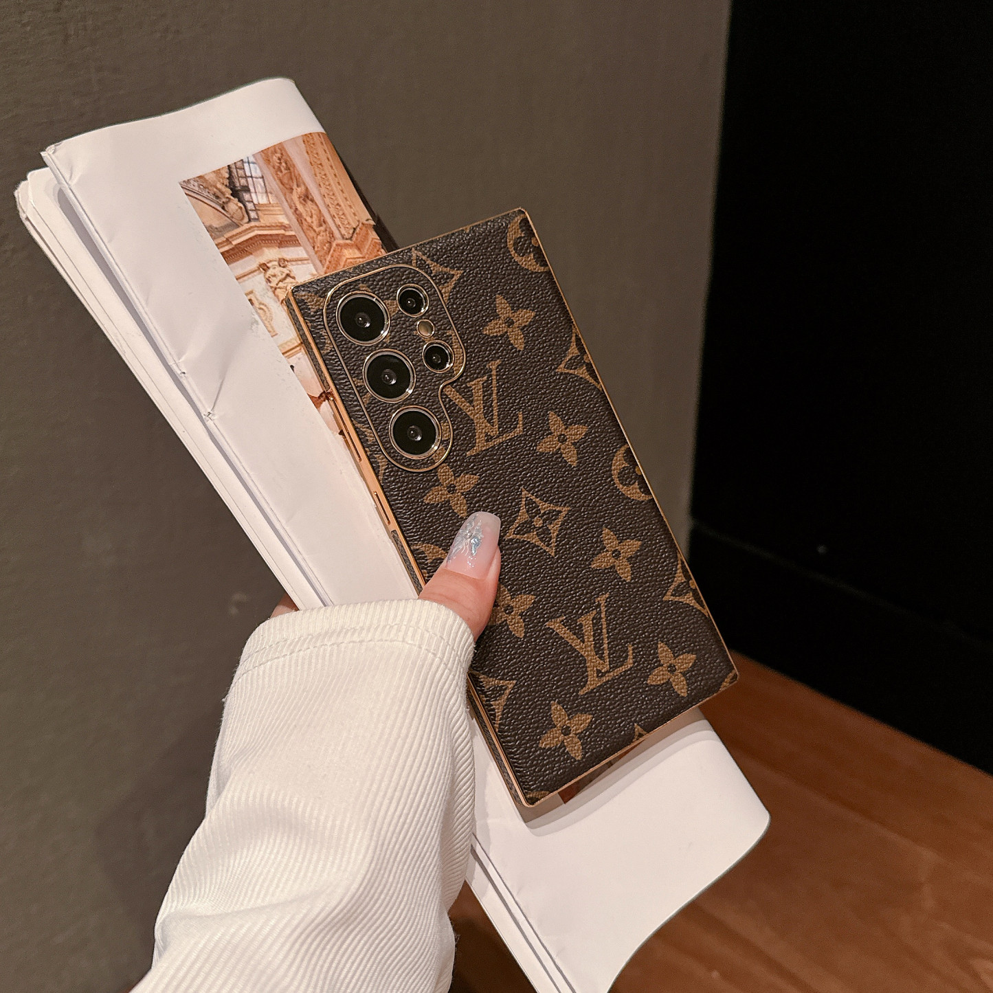 Classic Monogram Samsung Galaxy S Series Case Big Printing -SXH250515-GTOCASE