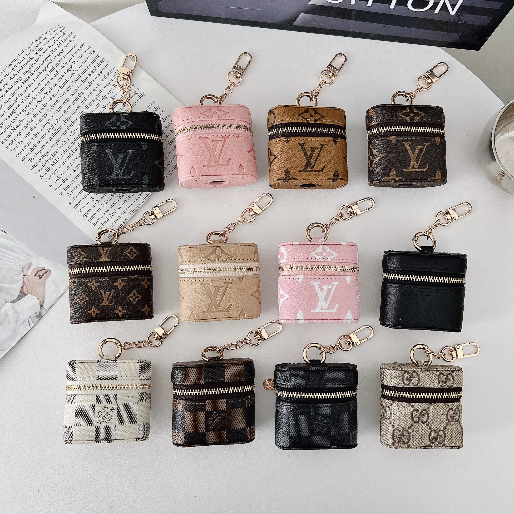 High-quality Monogram AirPods Cases-GELV133