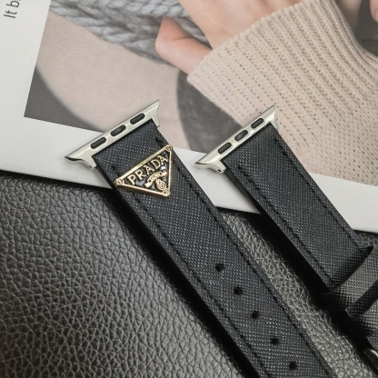 Luxury PR Apple Watch Leather Black-SZW241759-GTOCASE