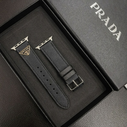 Luxury PR Apple Watch Leather Black-SZW241759-GTOCASE