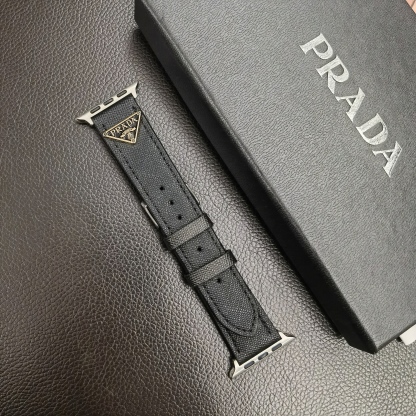 Luxury PR Apple Watch Leather Black-SZW241759-GTOCASE