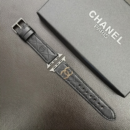 Luxury CC  Apple Watch Band Black-YHK2405059-GTOCASE