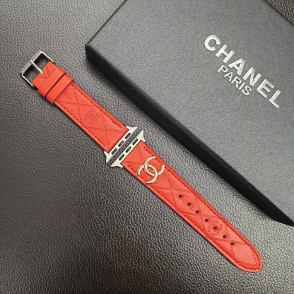 Luxury CC  Apple Watch Band Red-YHK2405059-GTOCASE