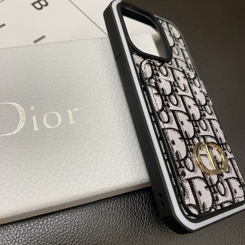 CD iPhone Case With Card Holder Black -LB240513-GTOCASE