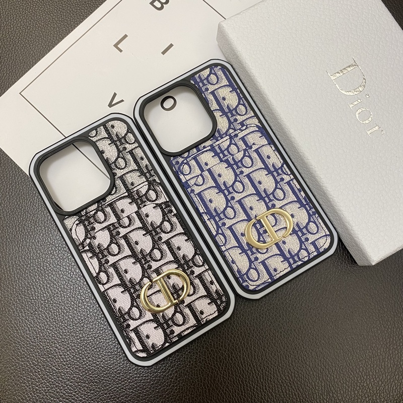 CD iPhone Case With Card Holder Black -LB240513-GTOCASE